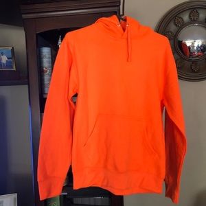 Orange Hoodie sweatshirt size Small